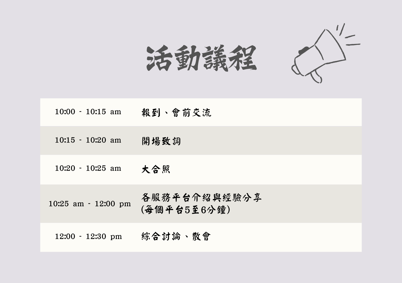 114學年度 健康產業核心技術服務平台交流會